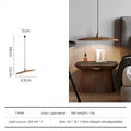 Suspension en bois zen contemporaine, tailles S à 2XL, beige