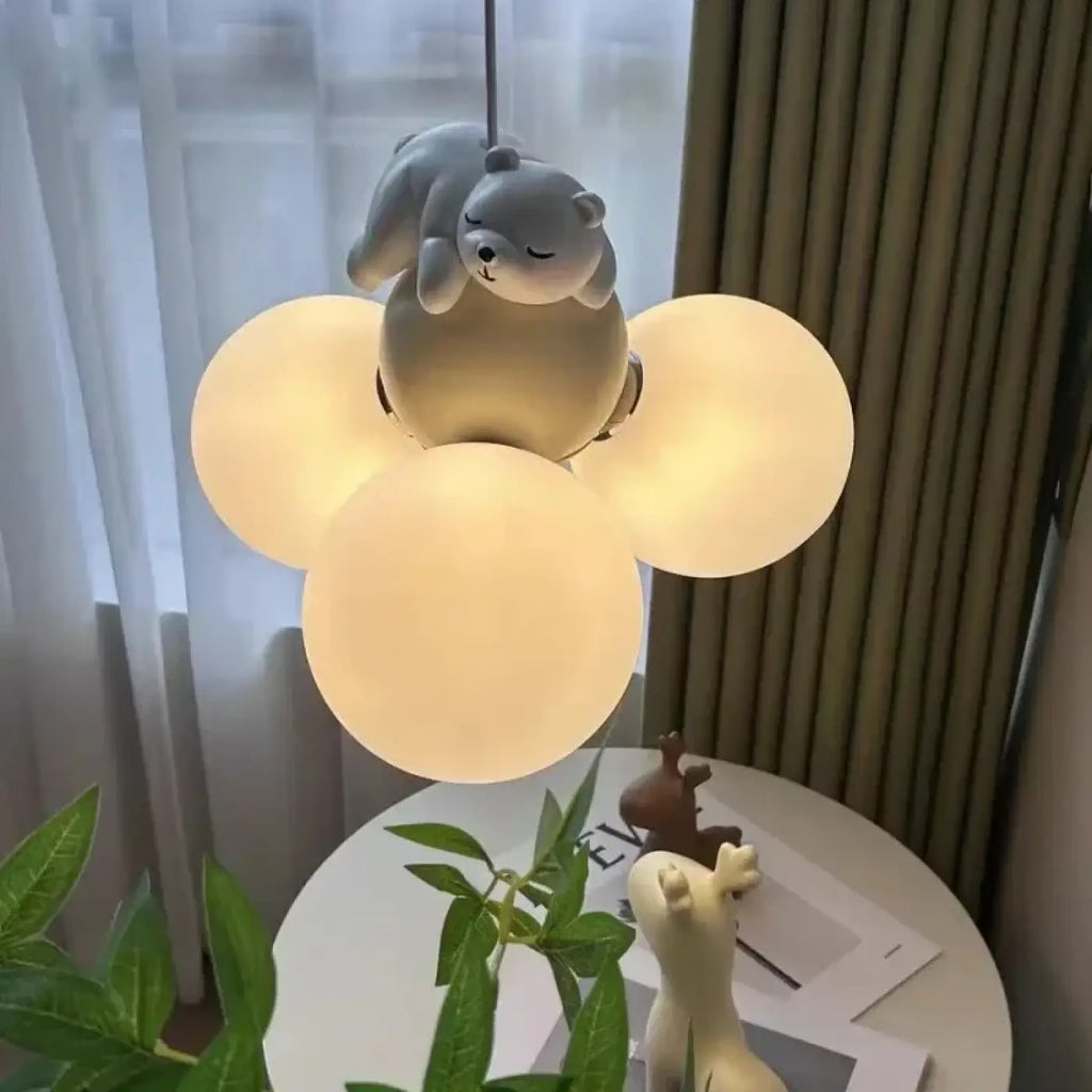Suspension nuage pour chambre d'enfant, cinq animaux au choix