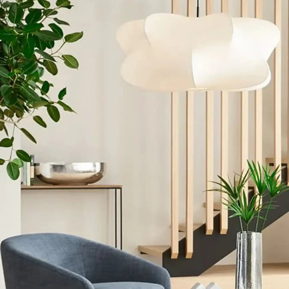 Suspension nuage blanche, tailles S et M