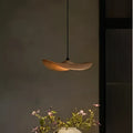 Suspension LED spectre complet, aspect bois, tailles S à XL, beige