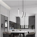 Suspension LED minimaliste à lignes fluides, tailles S ou M
