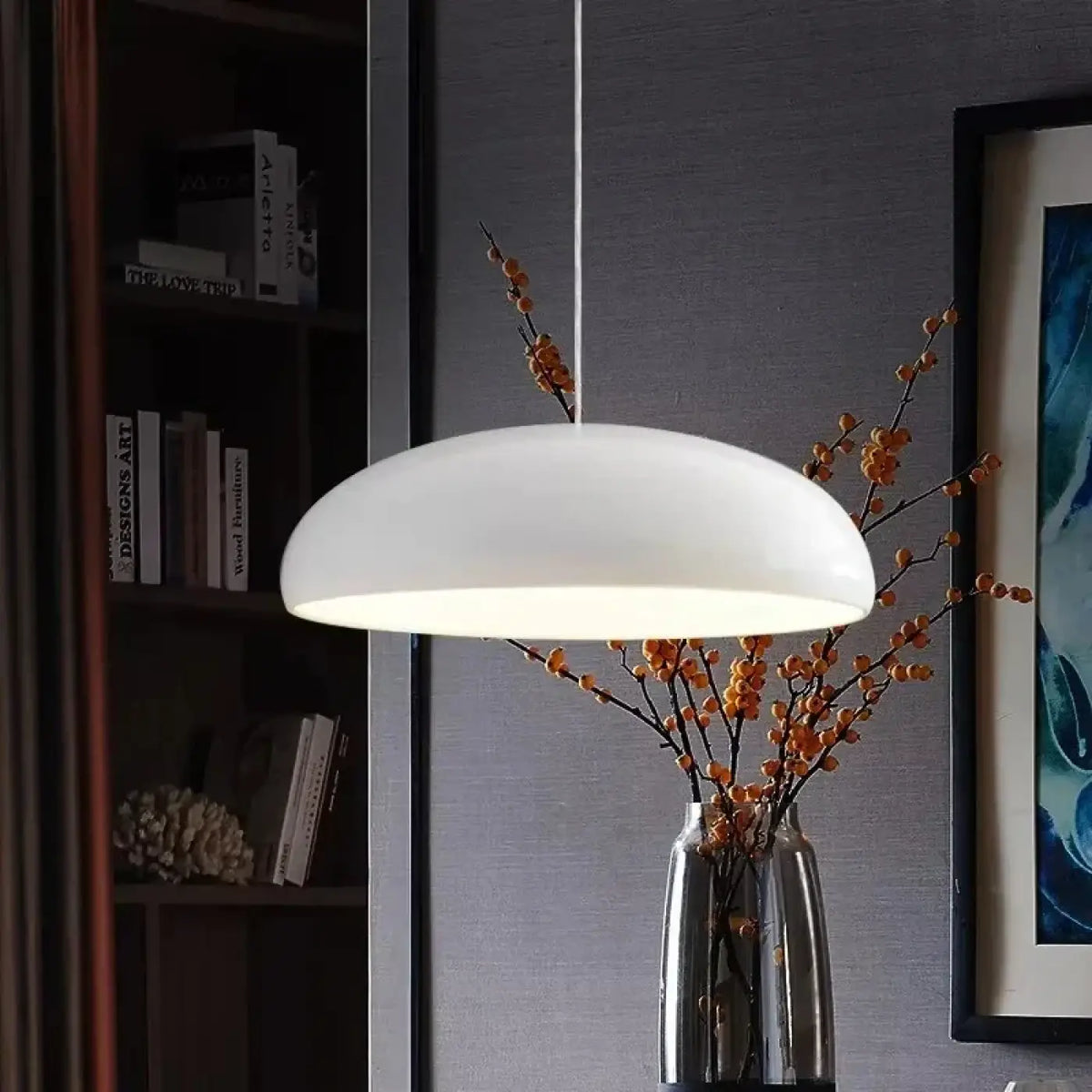 Suspension scandinave en métal, quatre coloris