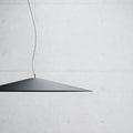 Suspension plate en métal noir, tailles S, M et L