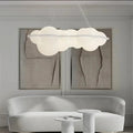 Suspension design en nuages blancs, cinq tailles de S à 2XL