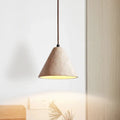 Suspension dôme en pierre beige, deux modèles