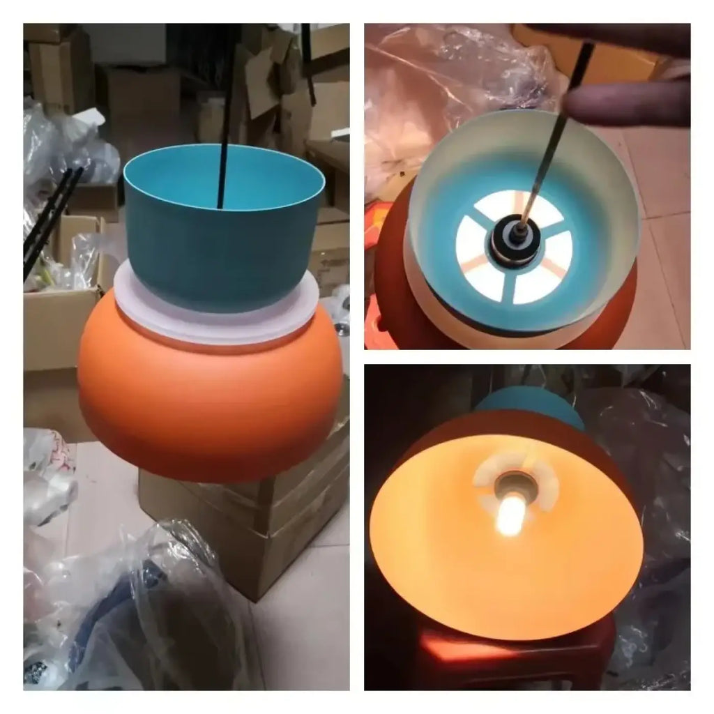 Suspension scandinave tasses superposées, six modèles, S à L