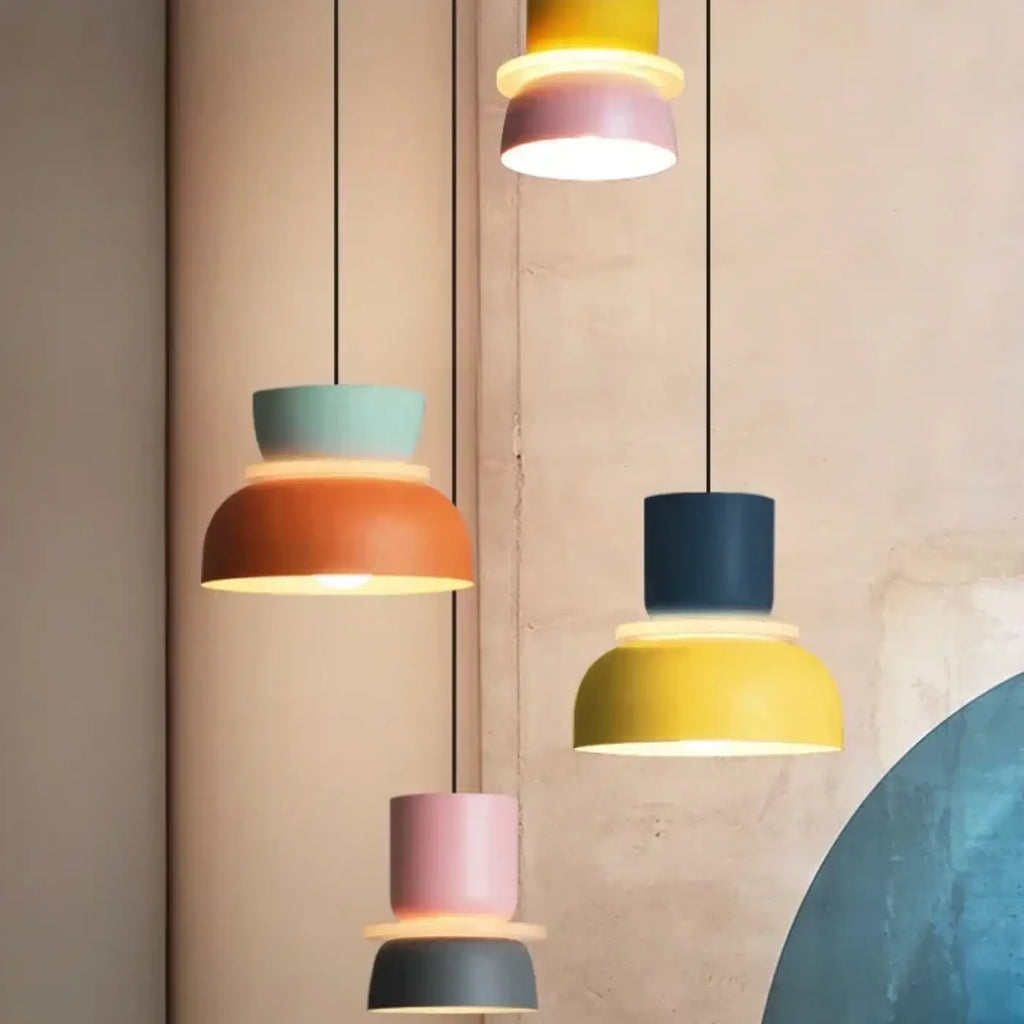Suspension scandinave tasses superposées, six modèles, S à L