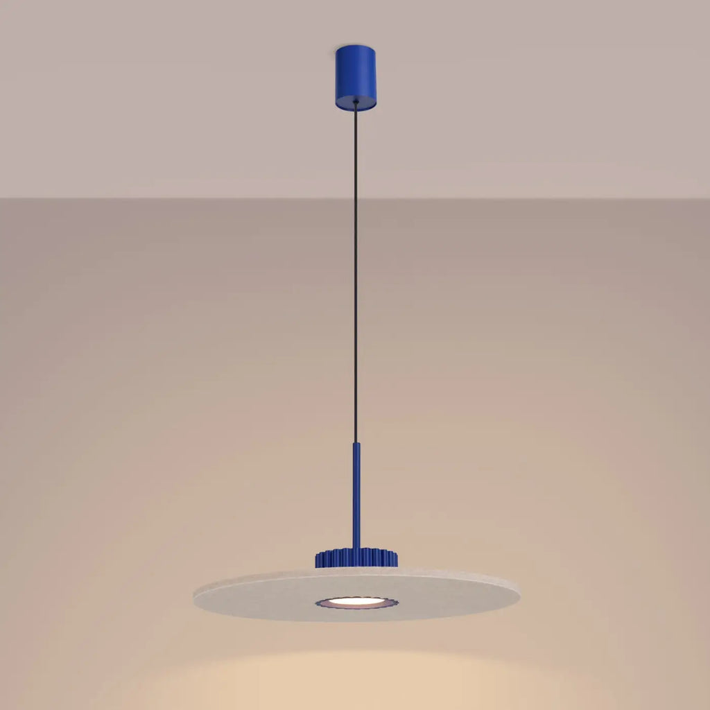Suspension disque en feutre de 40 cm, trois duos de couleurs
