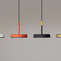 Suspension LED coupole en aluminium, noir, blanc ou marron