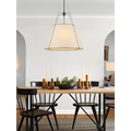 Suspension en tissu, noir ou doré, tailles S à XL, noir