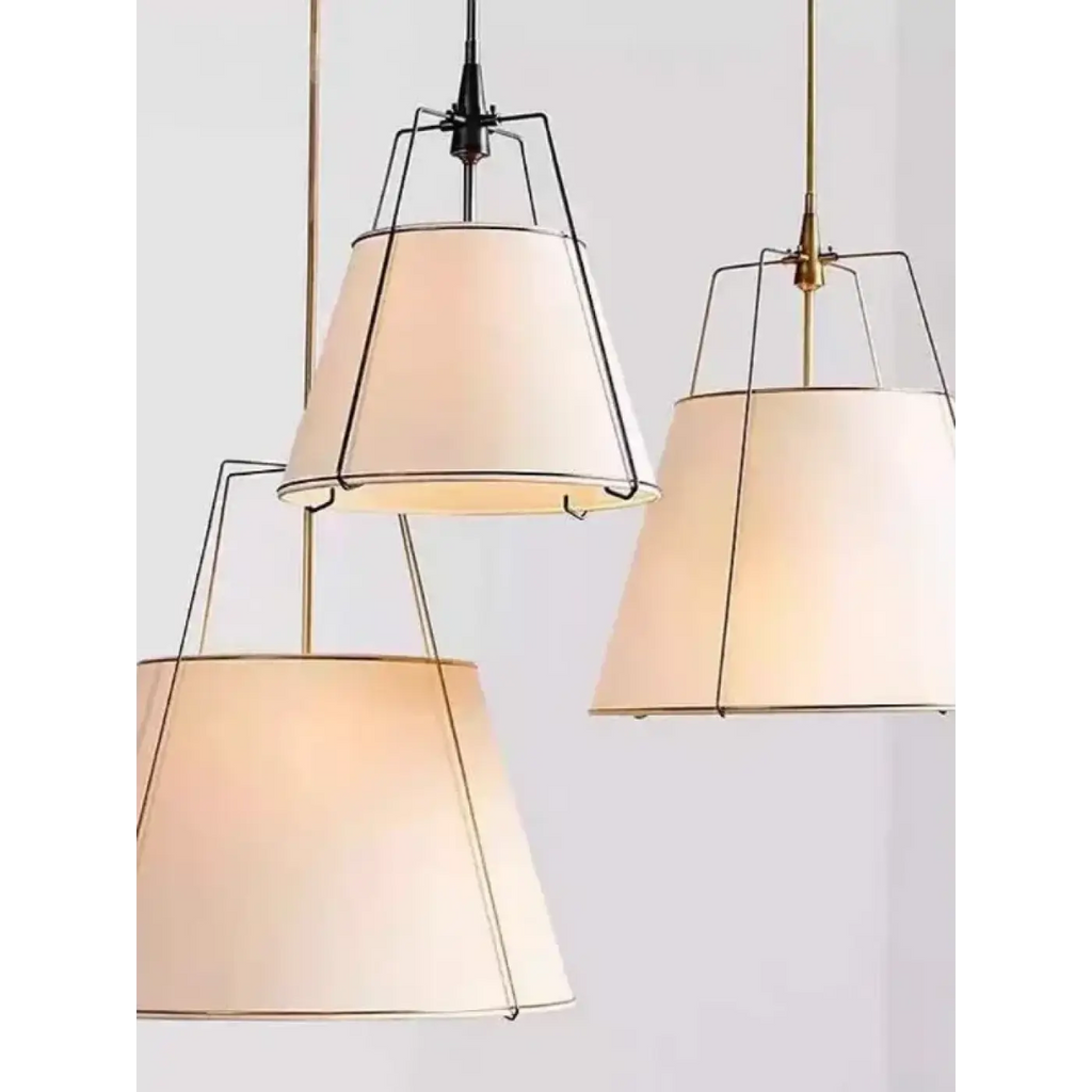 Suspension en tissu, noir ou doré, tailles S à XL