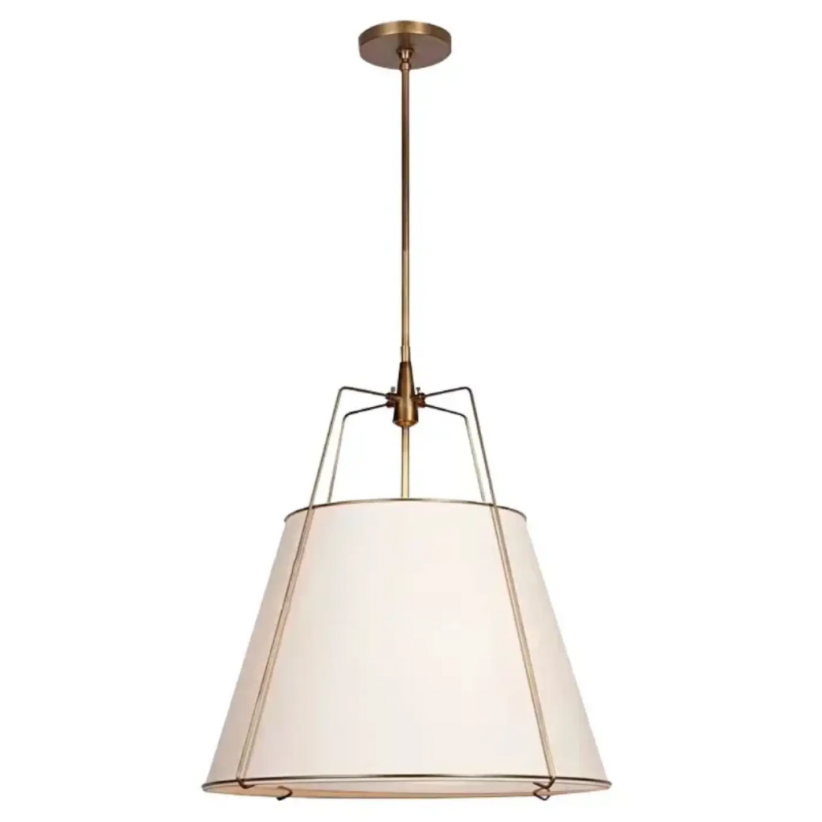 Suspension en tissu, noir ou doré, tailles S à XL, doré