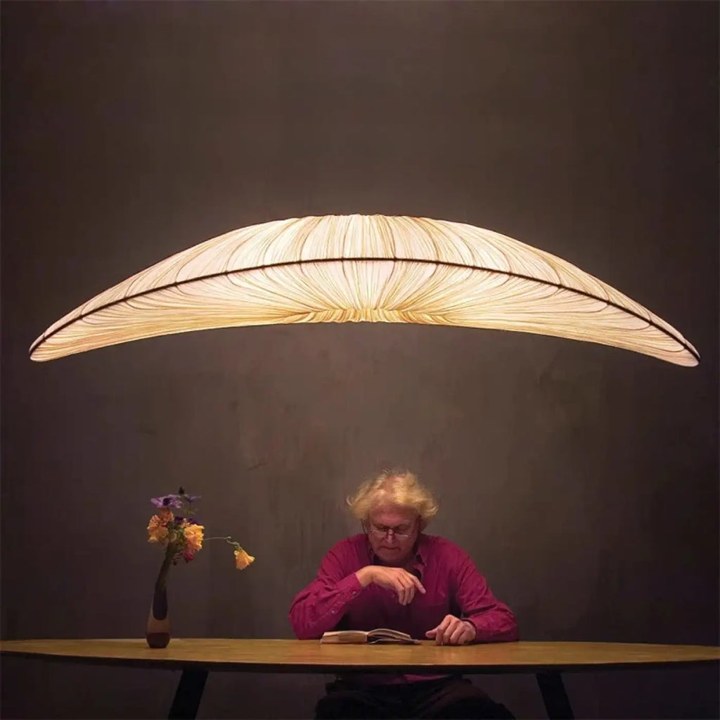 Suspension feuille courbée moderne, tailles S à XL