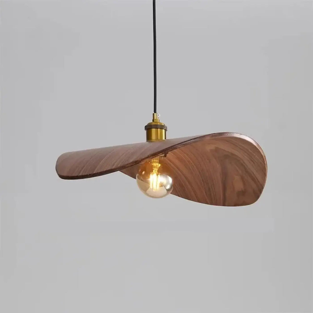 Suspension en feuilles de bois courbé, quatre tailles