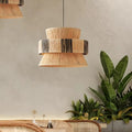 Suspension en fibres naturelles, style ethnique chic