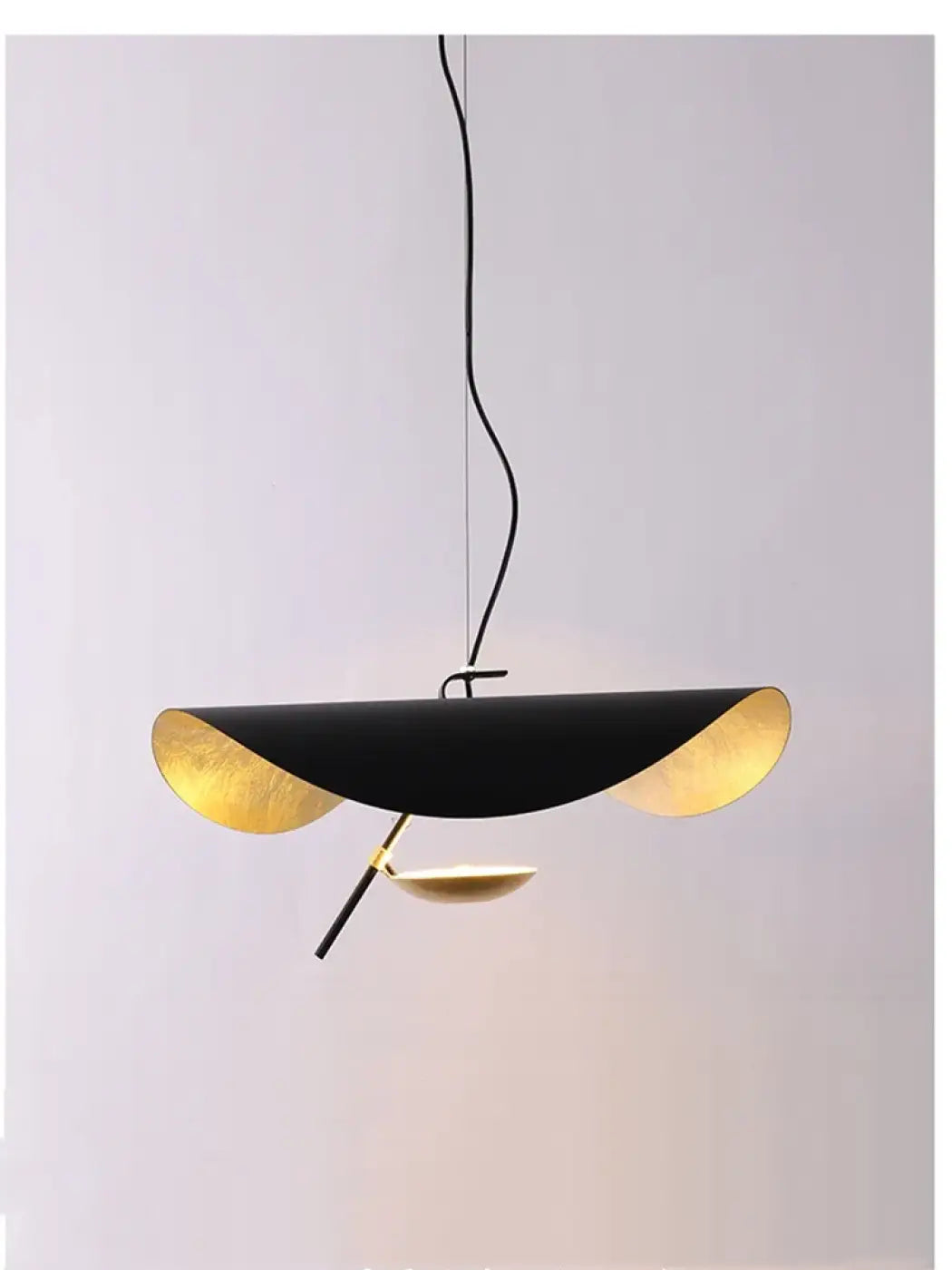 Suspension en forme d'ailes, noire ou blanche, trois tailles