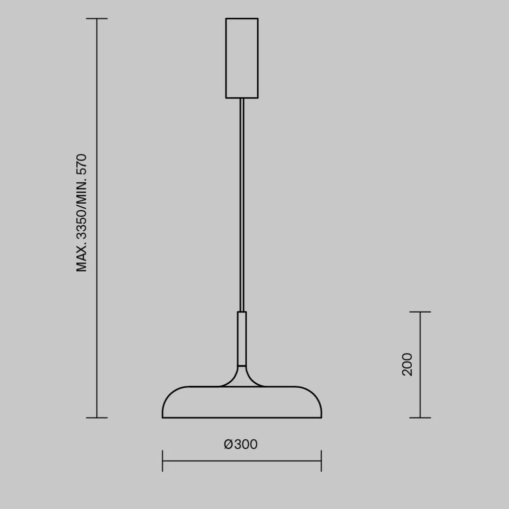 Suspension LED coupole en métal mat, 30 ou 40 cm, trois coloris
