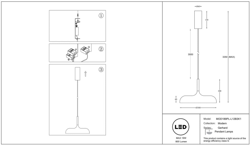 Suspension LED coupole en métal mat, 30 ou 40 cm, trois coloris