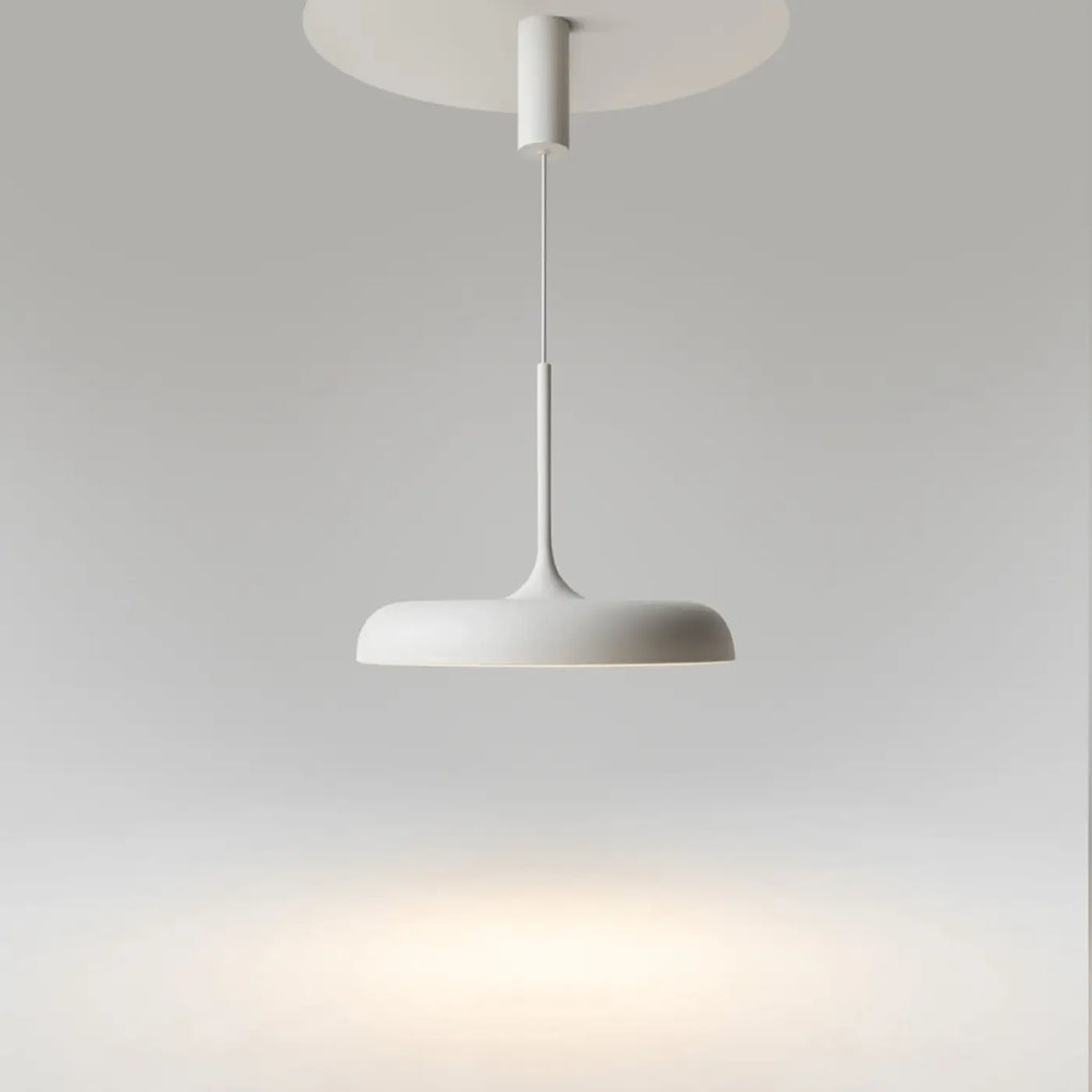 Suspension LED coupole en métal mat, 30 ou 40 cm, trois coloris