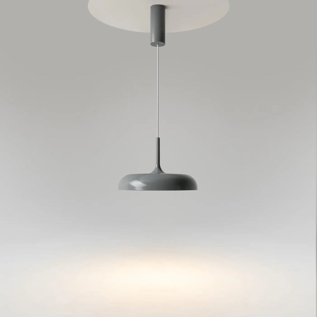 Suspension LED coupole en métal mat, 30 ou 40 cm, trois coloris