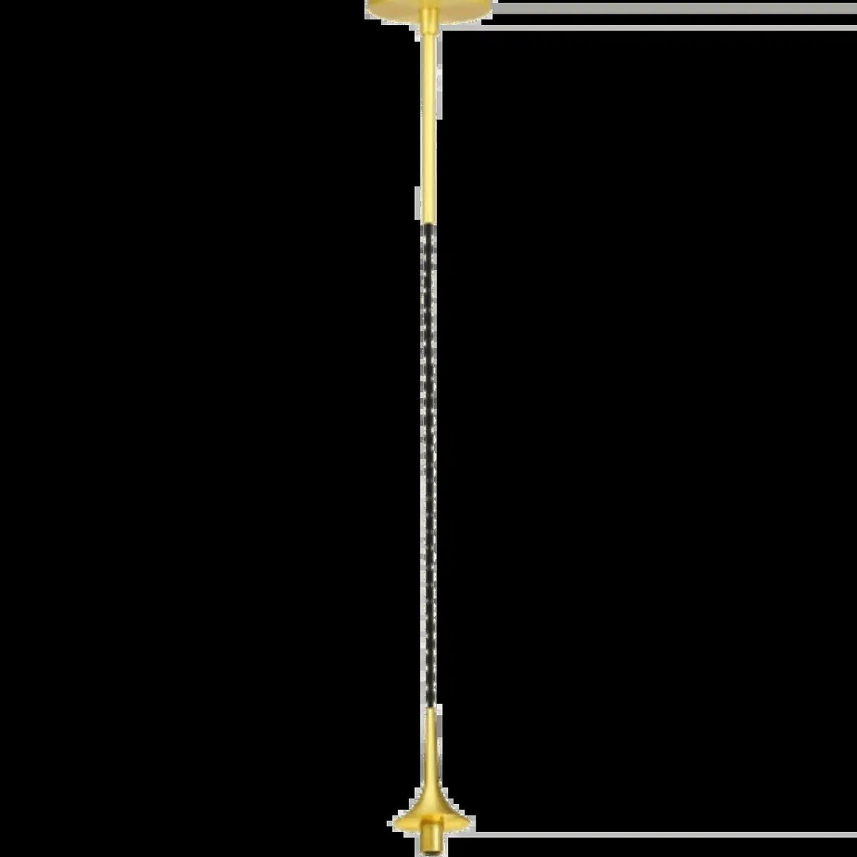 Suspension disque en verre soufflé pour grande hauteur, câble 3 m