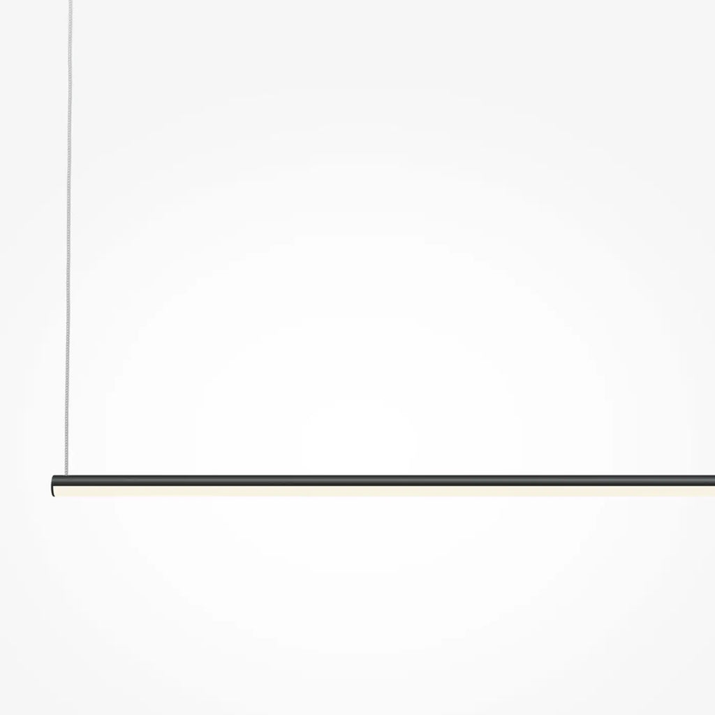 Suspension barre LED très fine en acier, 80 ou 120 cm