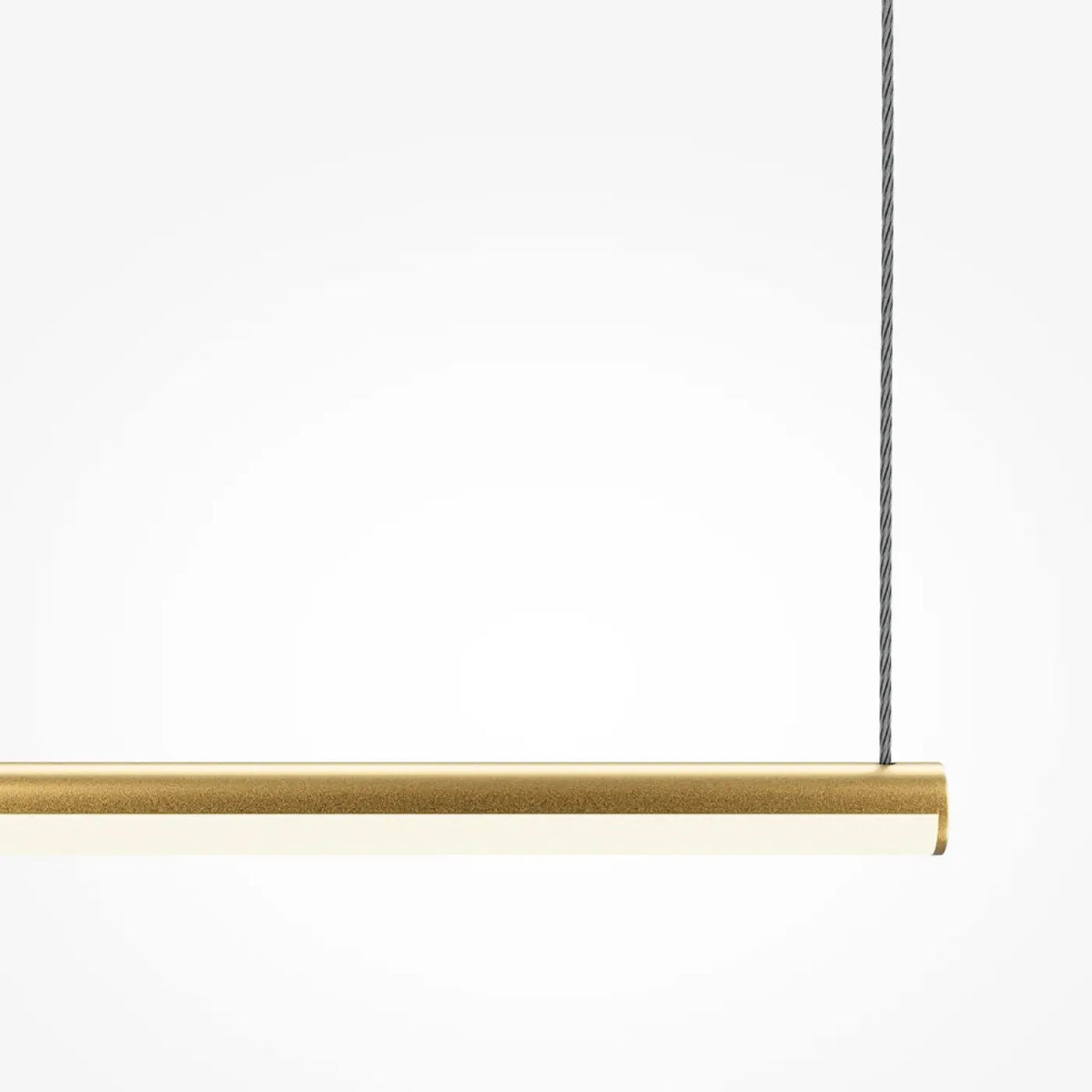 Suspension barre LED très fine en acier, 80 ou 120 cm