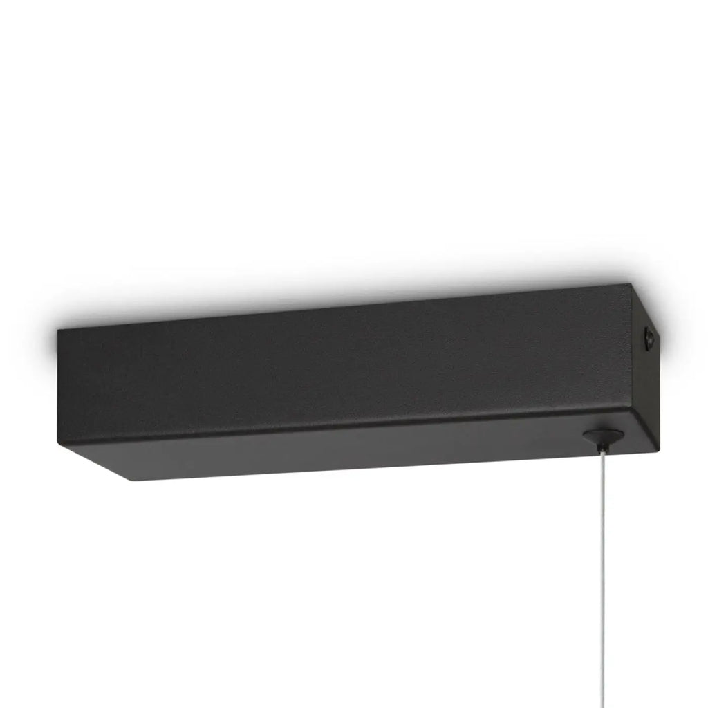 Suspension LED linéaire de 150 cm à lumière latérale, acier