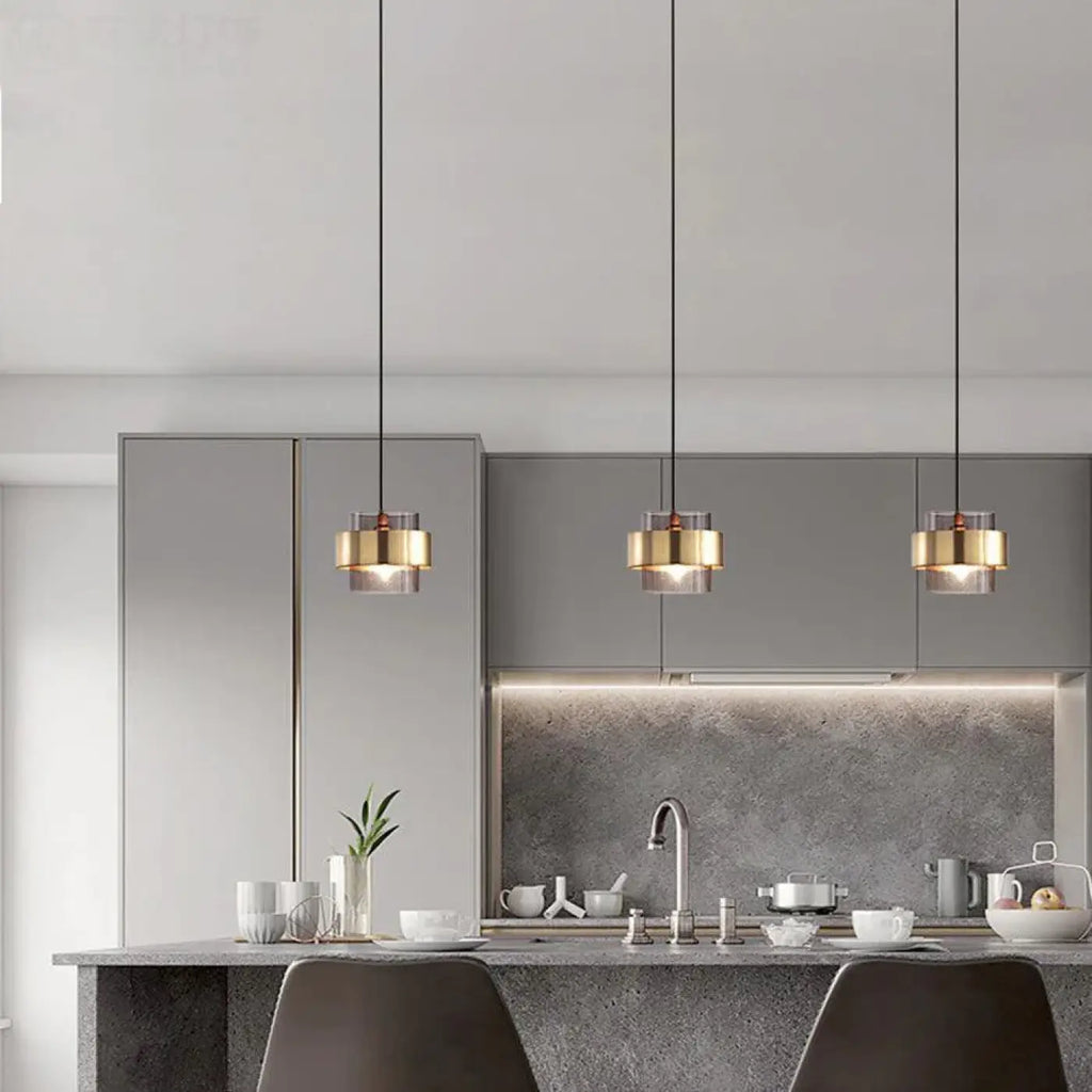 Suspension industrielle esprit loft, allure d'atelier