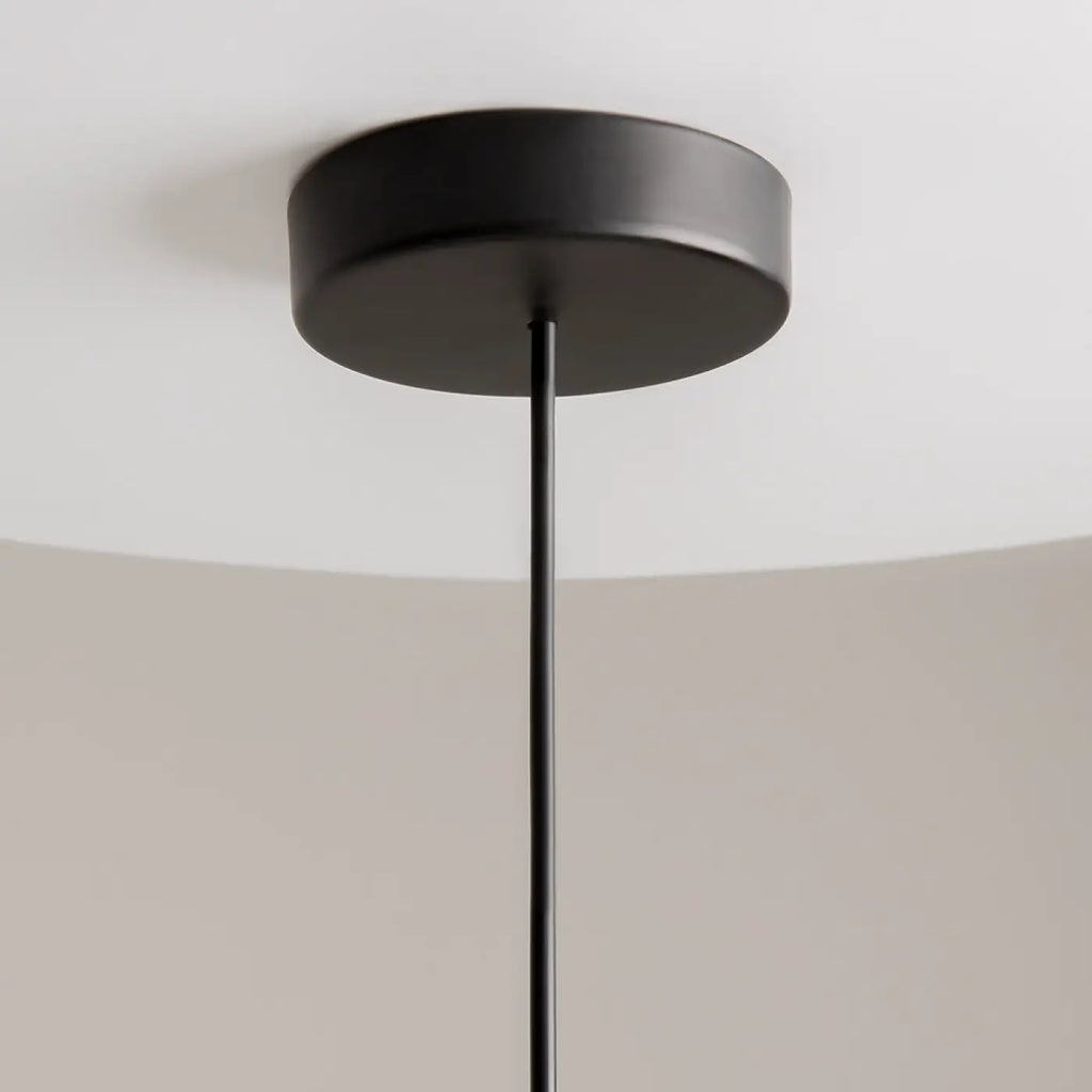 Suspension cylindre en verre esprit lanterne, culot G9