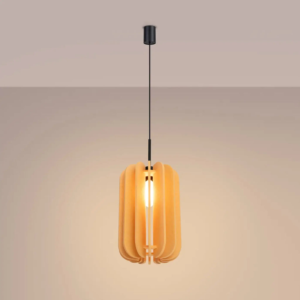 Suspension à lamelles de feutre sur cadre noir, 27 ou 45 cm