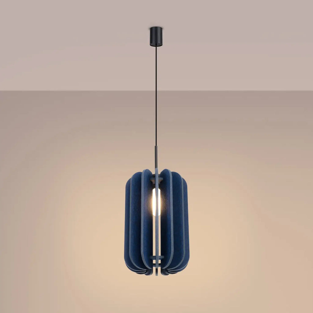 Suspension à lamelles de feutre sur cadre noir, 27 ou 45 cm