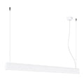 Suspension barre lumineuse LED en aluminium, 120 cm, 38 W, blanc