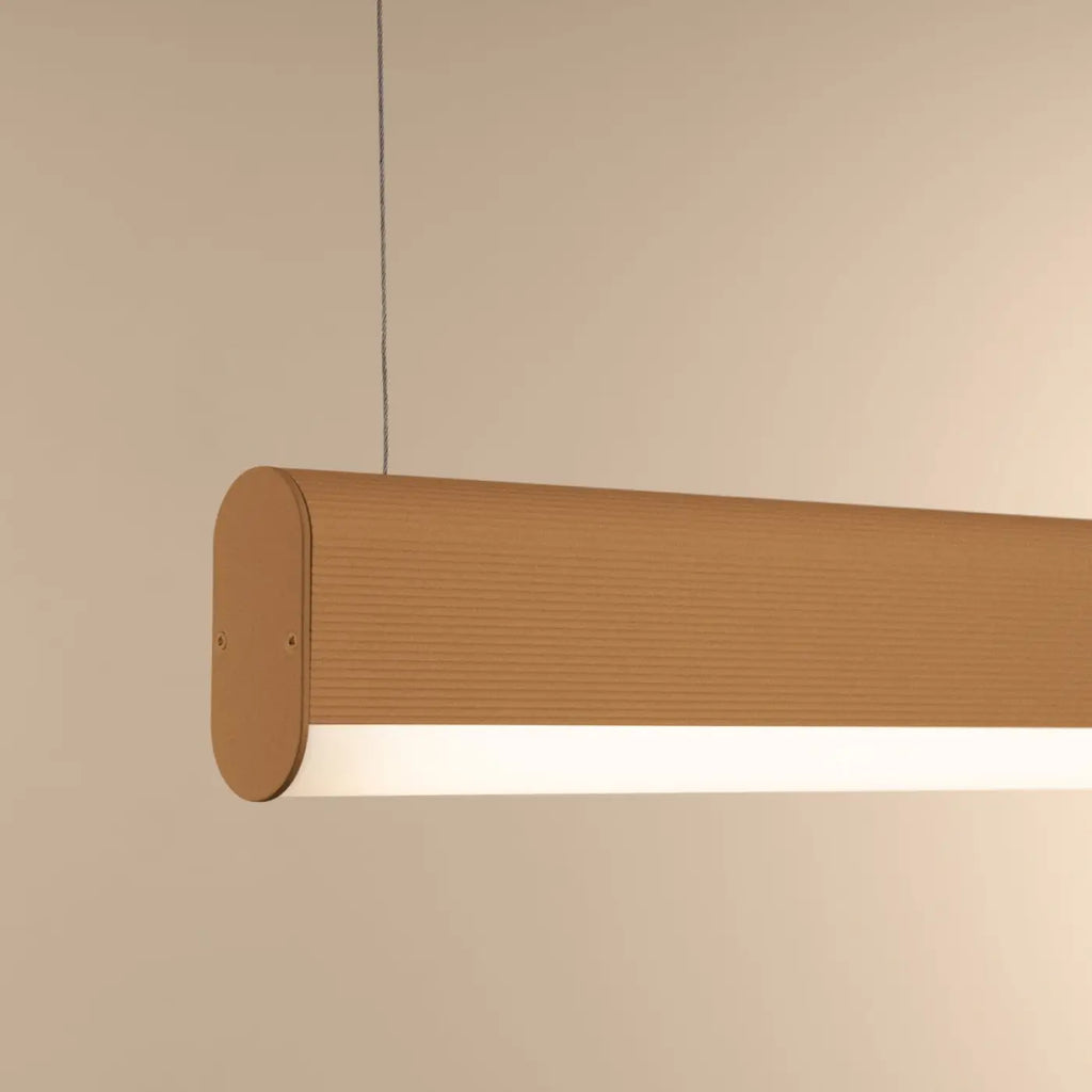 Suspension barre lumineuse LED en aluminium, 120 cm, 38 W