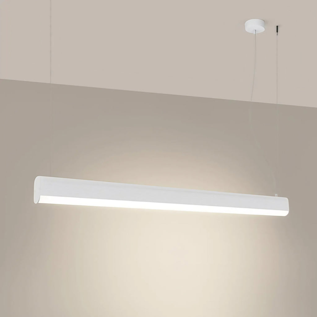 Suspension barre lumineuse LED en aluminium, 120 cm, 38 W