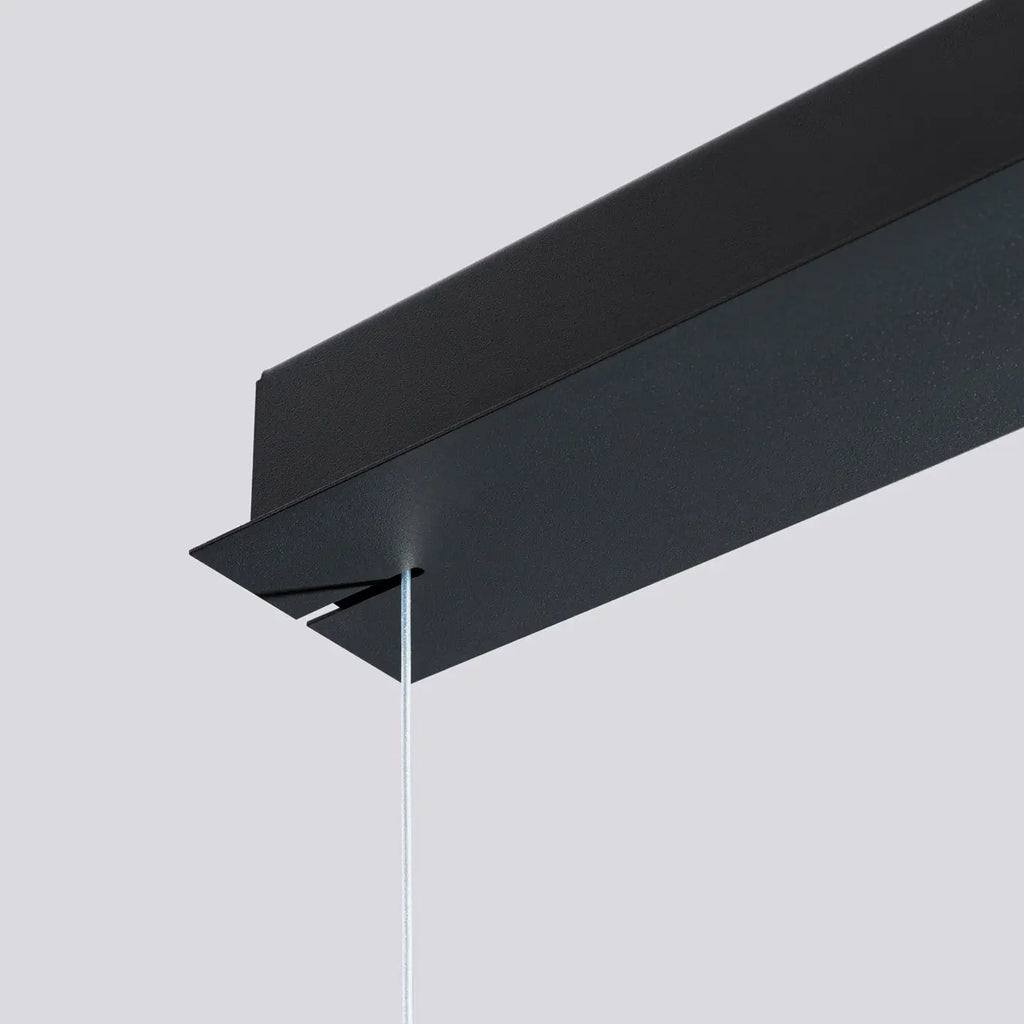 Suspension LED linéaire en chêne massif, 120 ou 150 cm