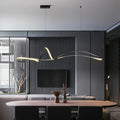 Suspension LED sculpturale aux lignes fluides, tailles S et M