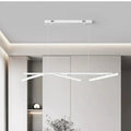 Suspension linéaire design, noire ou blanche, pour table ou îlot