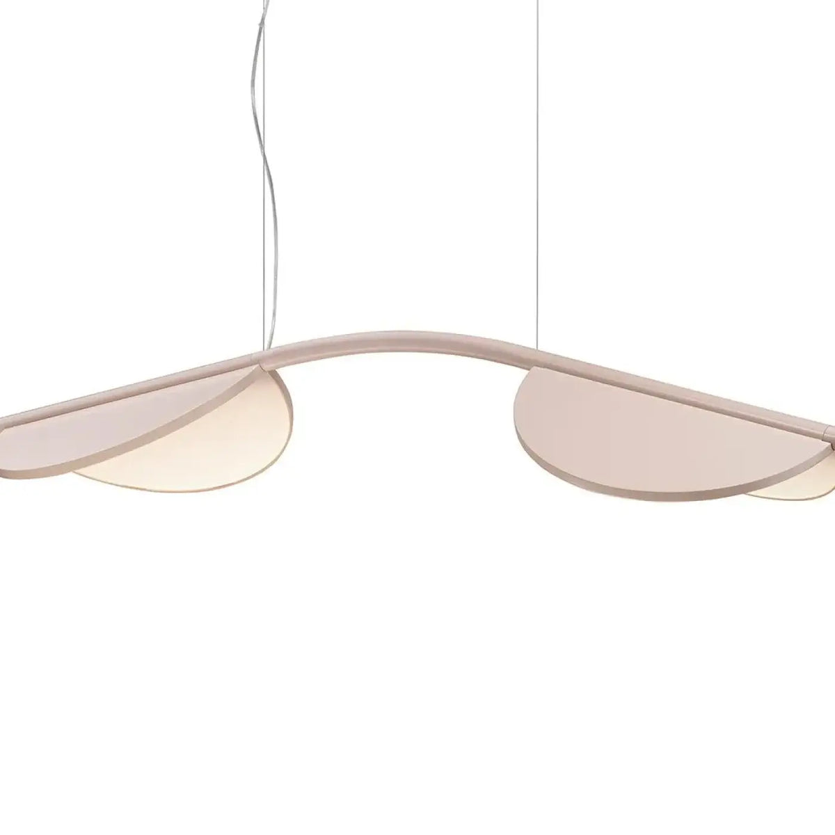Suspension LED sculpturale et minimaliste, six coloris
