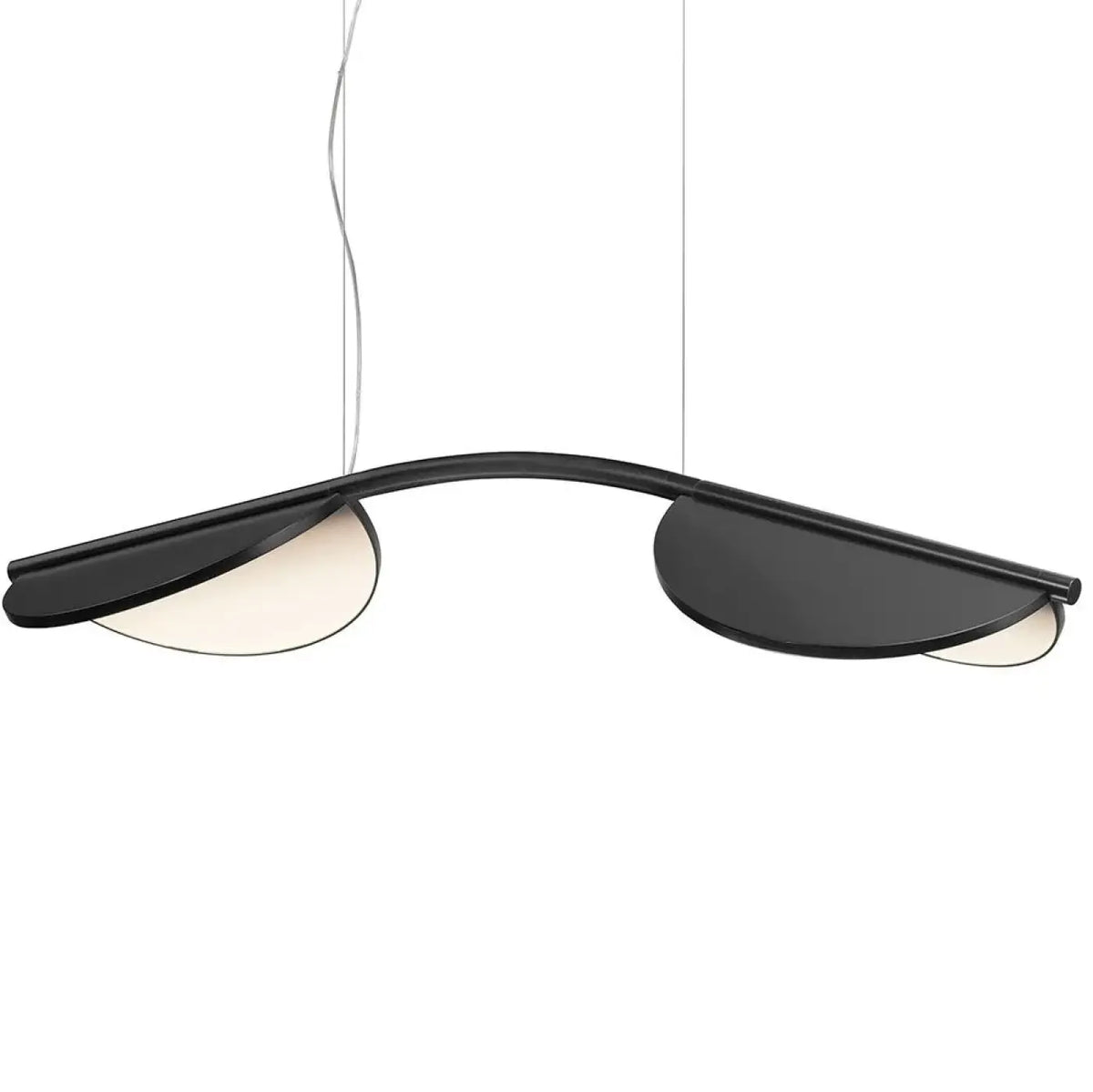 Suspension LED sculpturale et minimaliste, six coloris