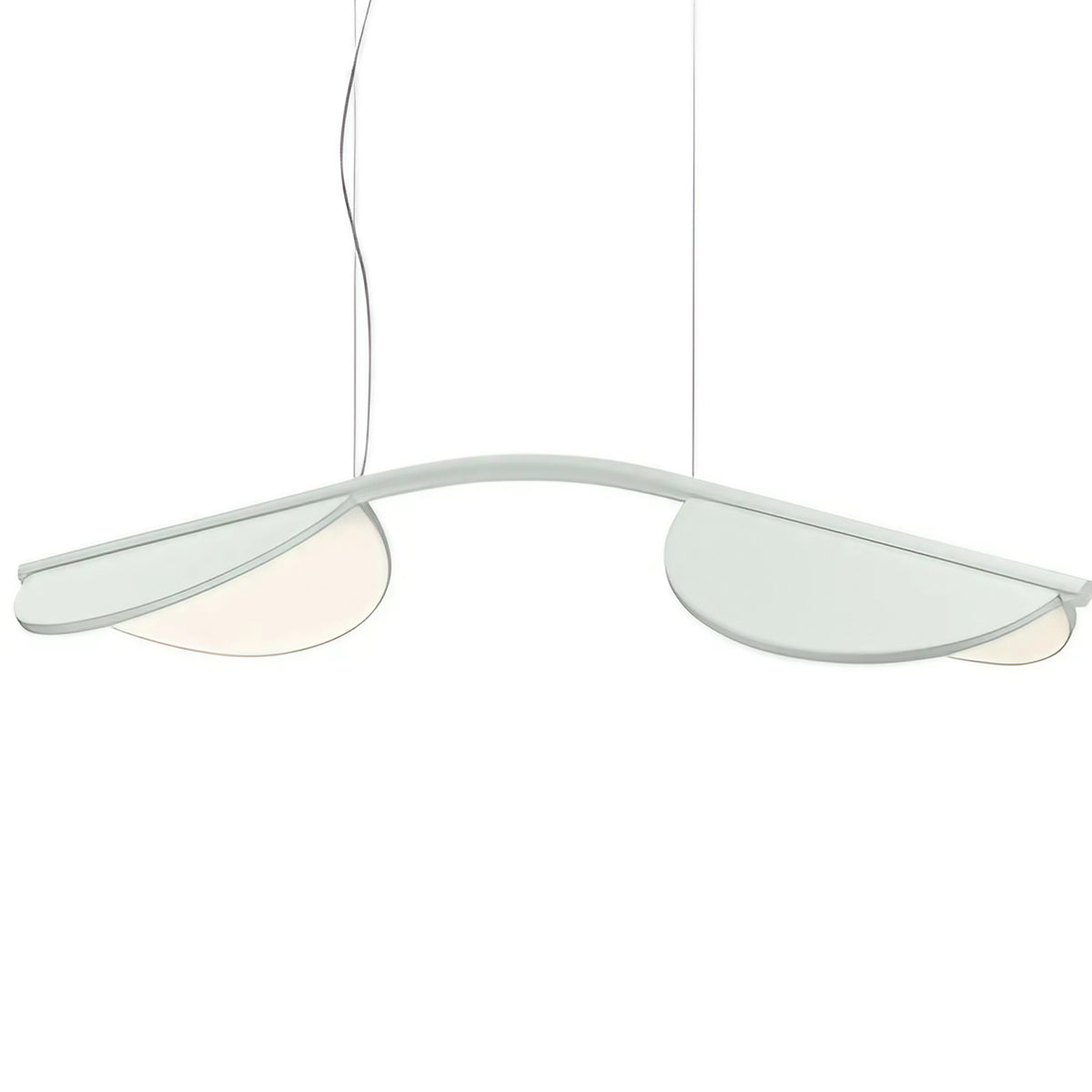 Suspension LED sculpturale et minimaliste, six coloris