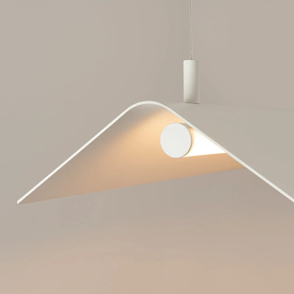 Suspension linéaire LED en tôle d'acier pliée, 24 W, 150 cm