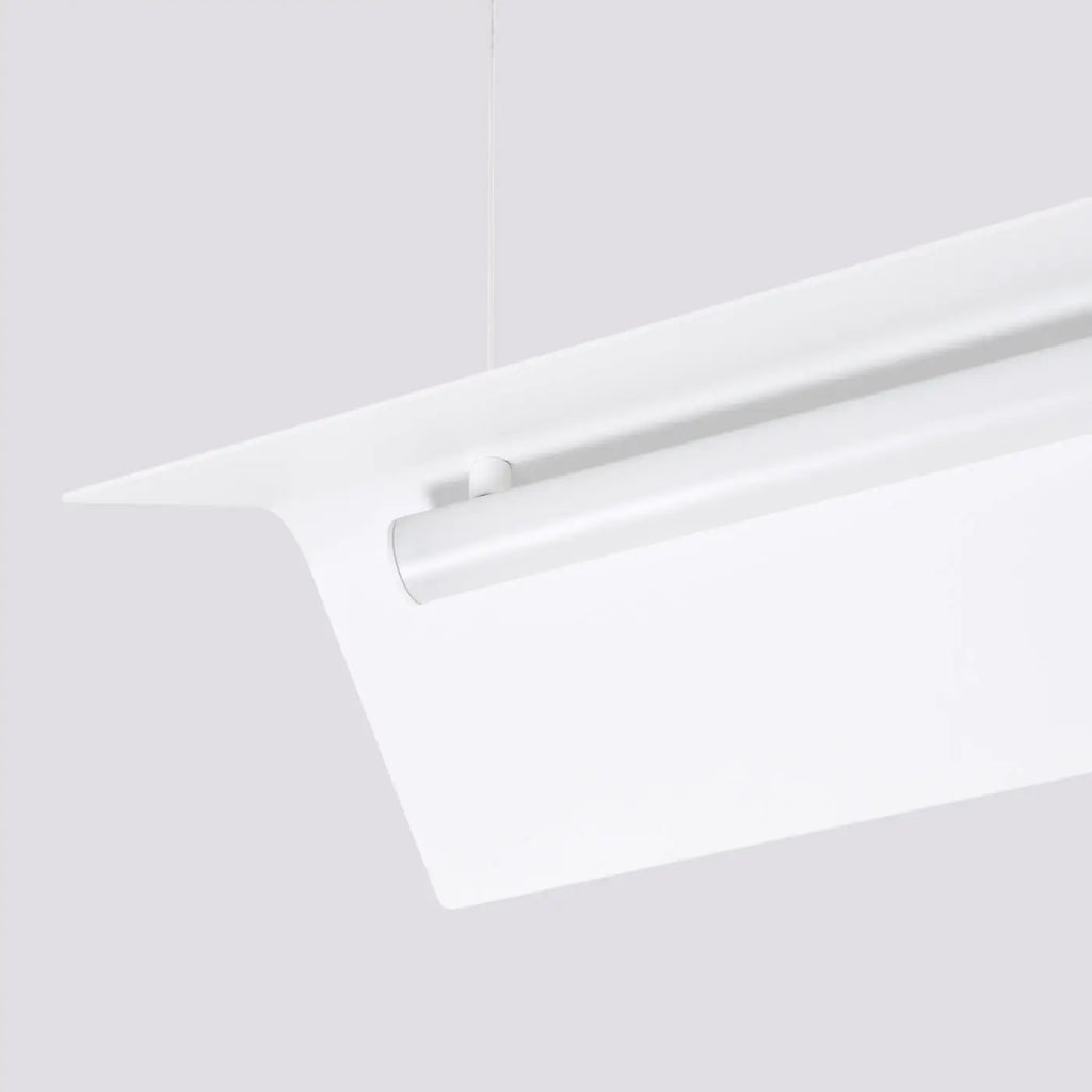 Suspension linéaire LED en tôle d'acier pliée, 24 W, 150 cm