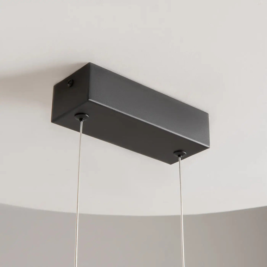 Suspension LED linéaire de 110 cm, dorée ou blanche, 4000 K