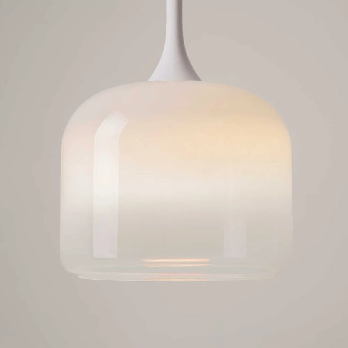 Suspension LED globe en verre de 26 cm, gris fumé, blanc ou doré, blanc