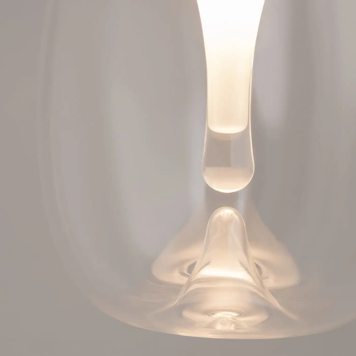 Suspension LED globe en verre fumé ou transparent, 20 cm