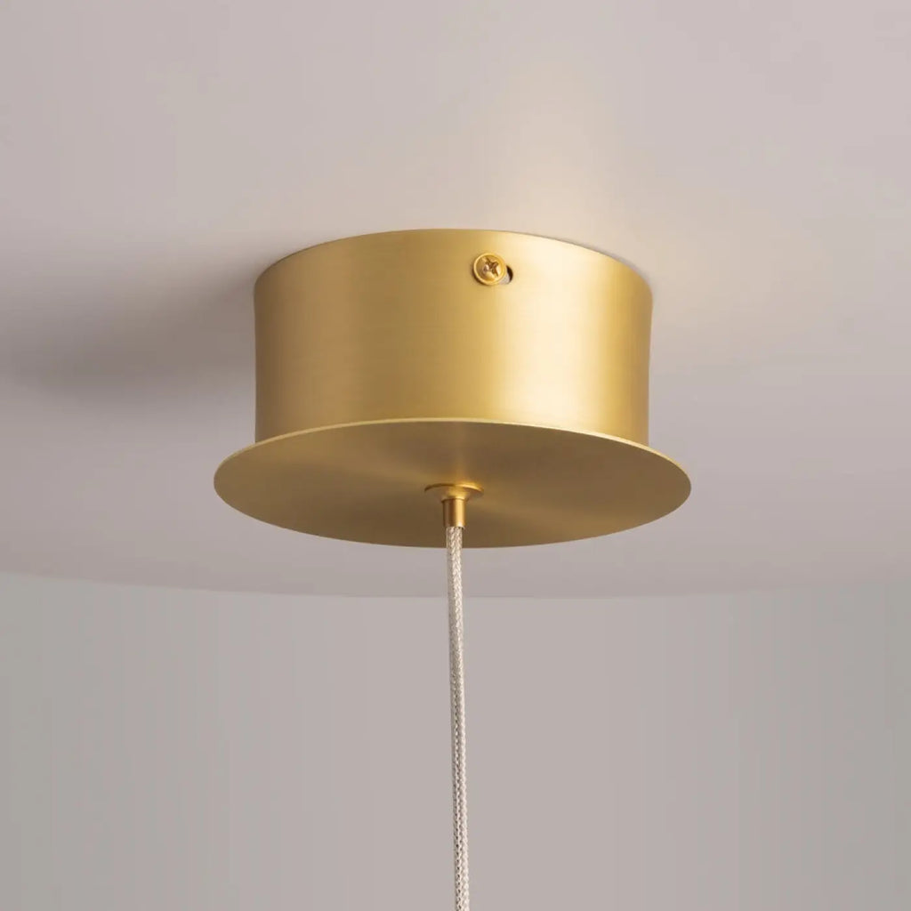 Suspension LED globe en verre fumé ou transparent, 20 cm