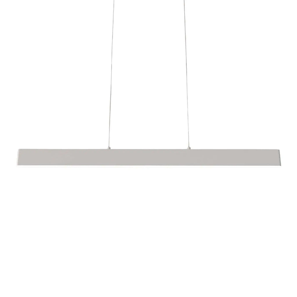 Suspension LED linéaire, 90 cm blanche ou 120 cm dorée