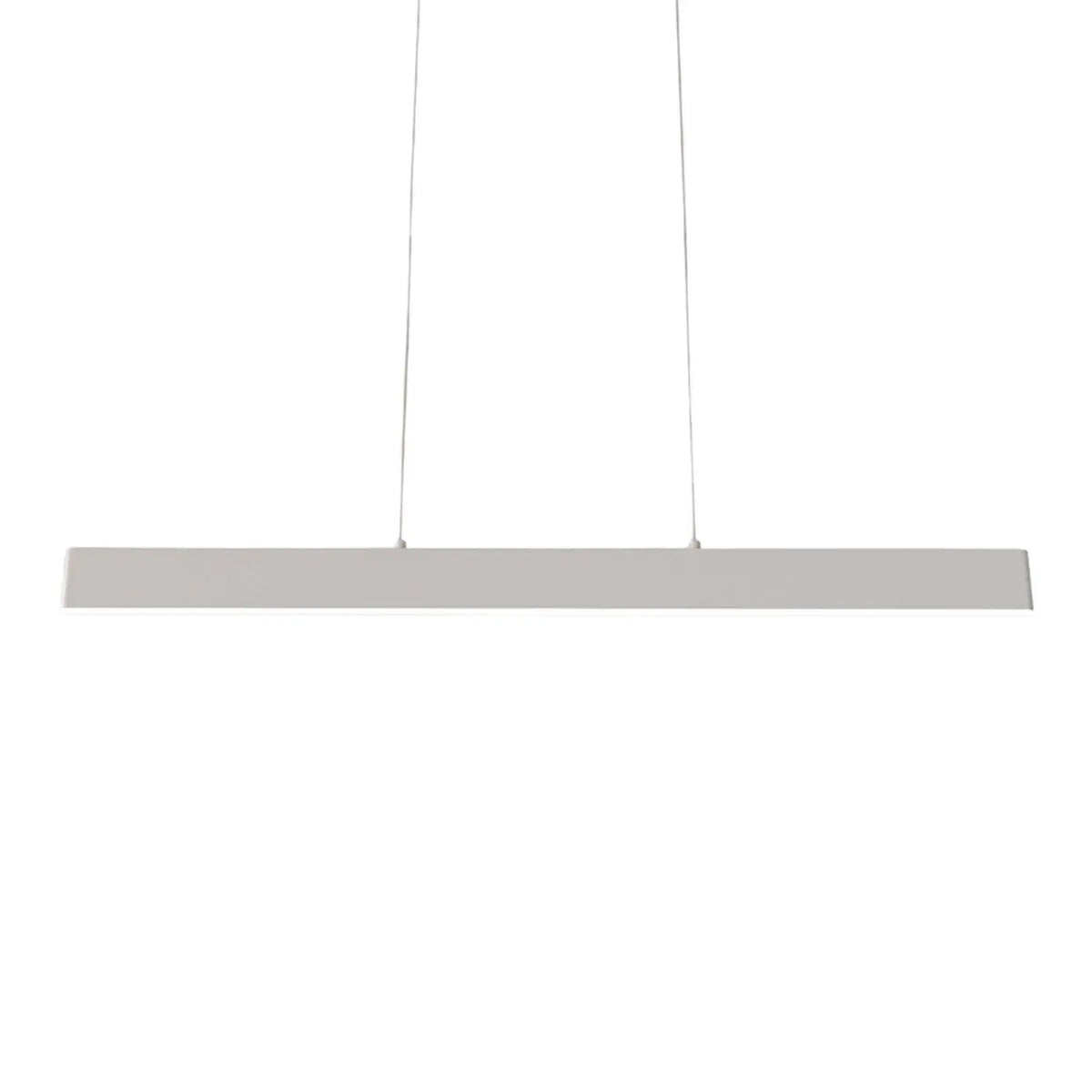Suspension LED linéaire, 90 cm blanche ou 120 cm dorée
