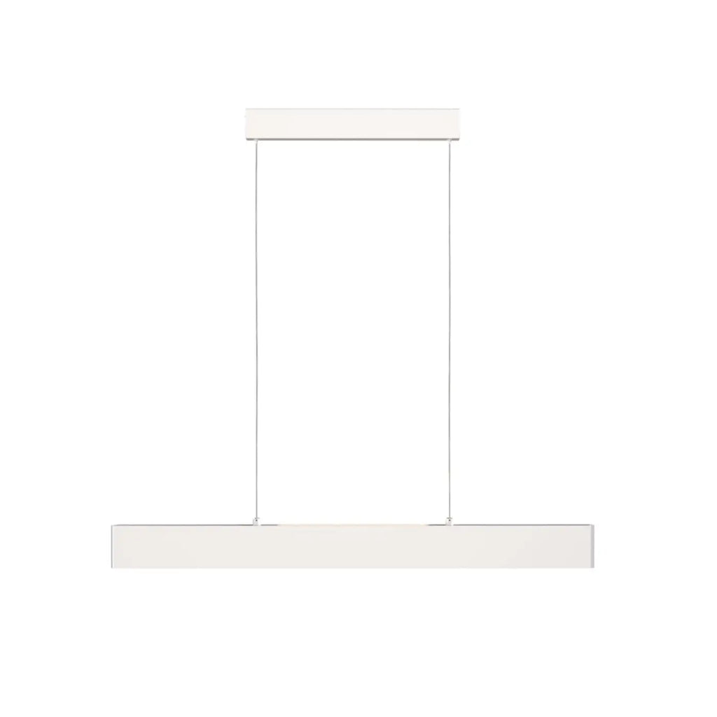 Suspension LED linéaire, 90 cm blanche ou 120 cm dorée